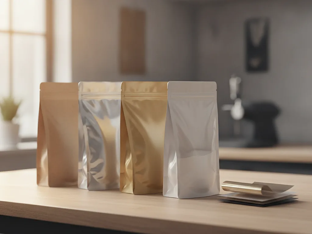 Custom stand up pouches in several materials